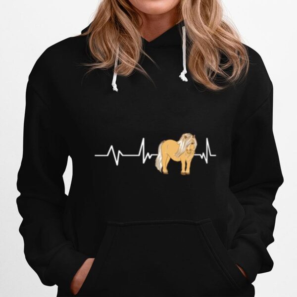 Shetland Pony Heartbeat Shetland Pony Hoodie