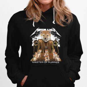 Shiba Inu Metallica Master Of Puppies Hoodie