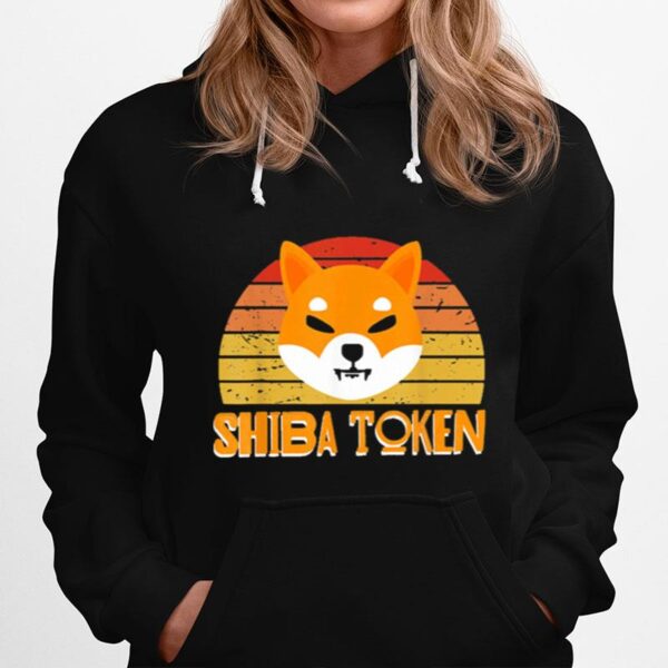 Shiba Inu Token Crypto Coin Cryptocurrency Shiba Vintage Hoodie
