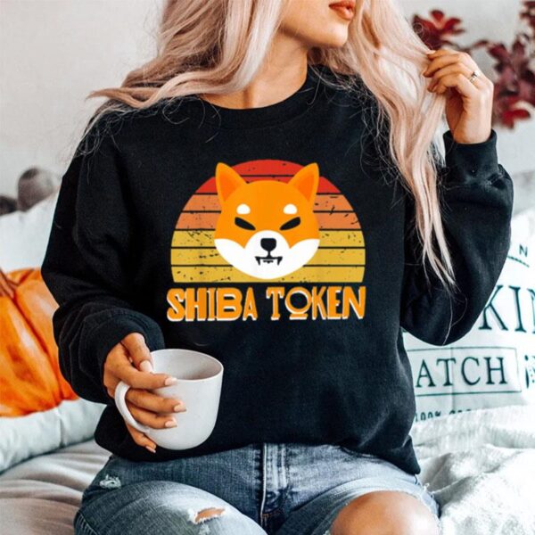 Shiba Inu Token Crypto Coin Cryptocurrency Shiba Vintage Sweater