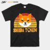 Shiba Inu Token Crypto Coin Cryptocurrency Shiba Vintage T-Shirt
