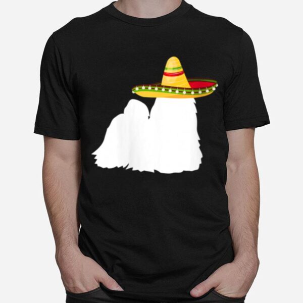 Shih Tzu Sombrero Cinco De Mayo Dog T-Shirt