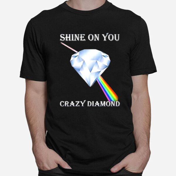 Shine On You Crazy Diamond Ruby Lgbt Pink Floyd T-Shirt