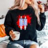 Shining Twins Horror Film Halloween Blood Bath Sweater