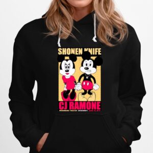 Shonen Knife Cj Ramone Gigposter Cincinnati Ohio Hoodie