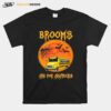 Shool Bus Brooms Are For Amateurs Halloween T-Shirt