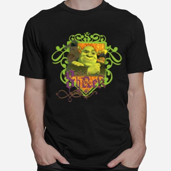 Shrek Group Crest T-Shirt