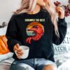 Shrimply The Best Funny Shrimp Catcher Shrimping Season Sweater