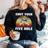 Shut Your Five Hole Vintage Retro Sweater