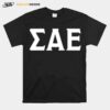 Sigma Alpha Epsilon Space Lion 2 Sidedclick To See Back T-Shirt