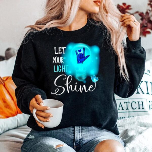 Sign Language Let Your Light Shine Sweater