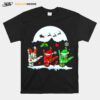 Sign Language Light Cchristmas Reindeer Santa Hat Asl T-Shirt