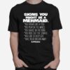 Signs You Might Be A Mermaids T-Shirt