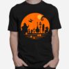 Silhouette Orange Design The Nightmare Before Christmas Halloween T-Shirt