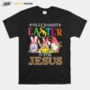 Silliy Rabbit Easter Is For Jesus Drawf Lerpoad T-Shirt