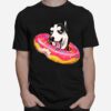 Sily Illustratio Siberian Funny Husky Donut T-Shirt