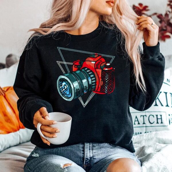 Simple Artwork Photo Scenery Picture Photography Camera Top Sweater