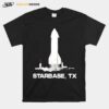 Simple Starbase Tx Spaceship Graphic T-Shirt