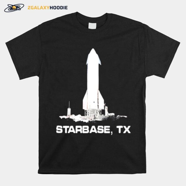 Simple Starbase Tx Spaceship Graphic T-Shirt