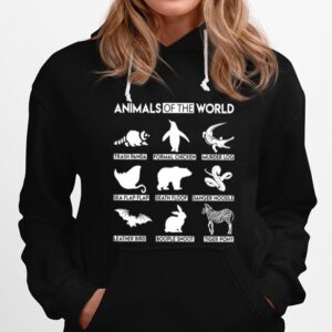 Simple Vintage Humor Rare Animals Of The World Hoodie