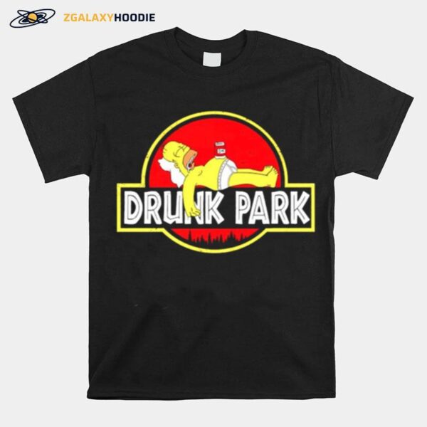 Simpson Jurassic Drunk Park T-Shirt