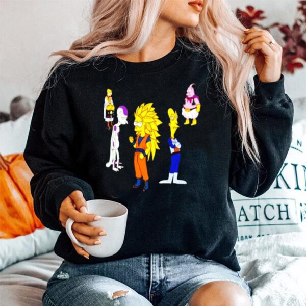 Simpsons Springfield Z Dragonball Sweater