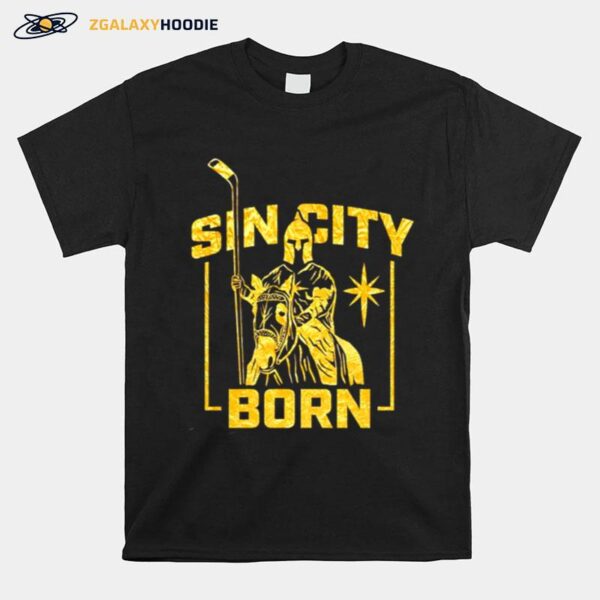 Sin City Born Vegas Golden Knights T-Shirt