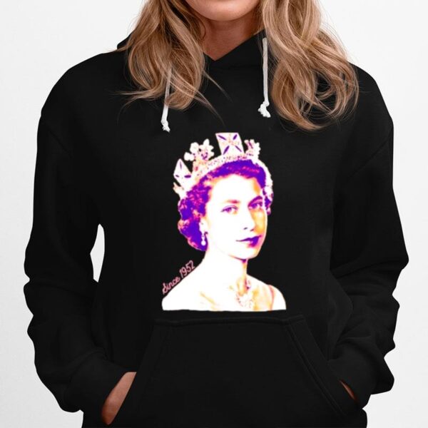 Since 1952 God Save The Grl Pwr Anglophile Rip Queen Elizabeth Ii Hoodie