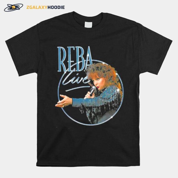 Singing On Stage Reba Vintage Live T-Shirt