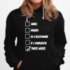 Single Married In A Relationship Paper Wasps Hoodie