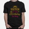 Sister Of The Birthday Twins Kids Party T-Shirt