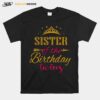 Sister Of The Birthday Twins Kids Party T-Shirt