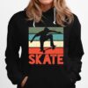 Skate Skateboarding Vintage Hoodie