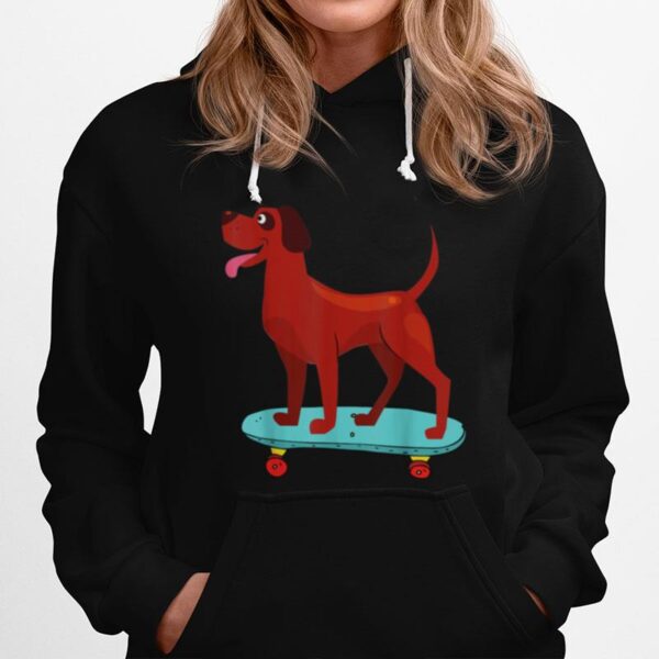 Skateboard Dog Skater Cute Boys Girls Hoodie