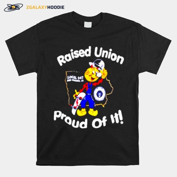 Skateboarding Raised Union Proud Of It T-Shirt