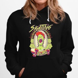 Skating Bastard Zombie Skateboard Hoodie