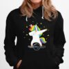 Skating Dabbing Unicorn On Onewheel Hoodie