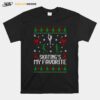 Skatings My Favorite 2022 Ugly Christmas T-Shirt