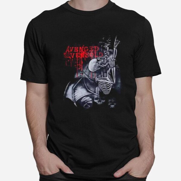 Skeleton Bat Avenged Sevenfold T-Shirt