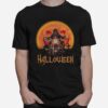 Skeleton Biker Halloween T-Shirt