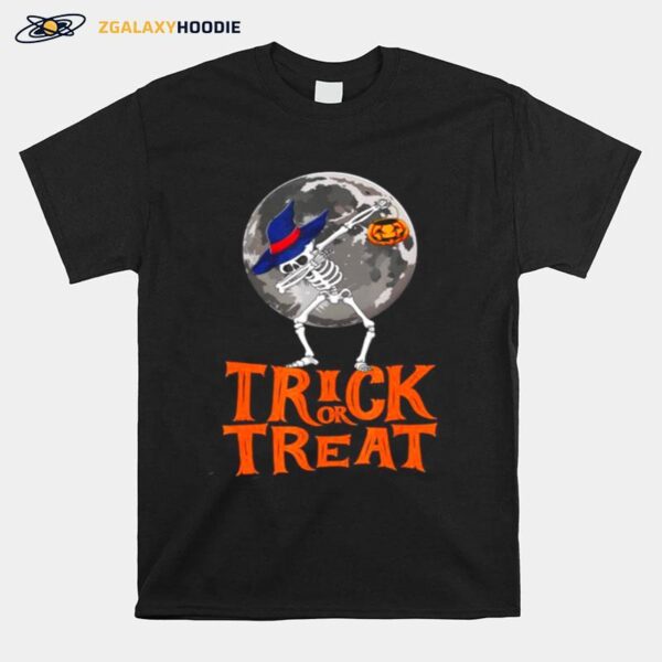 Skeleton Dab Trick Or Treat T-Shirt