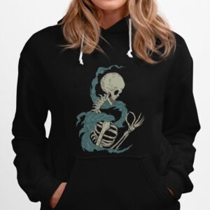 Skeleton Day Dead Muertos Halloween Hoodie