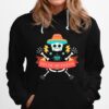 Skeleton Happy Dia De Muertos Day Dead Hoodie