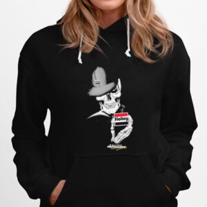 Skeleton Holding Holley Performance Hoodie