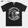 Skeleton I Like Horses And Rum And Maybe 3 People T-Shirt