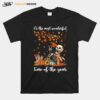 Skeleton Its The Most Wonderful Time Of The Year Pumpkin Halloween T-Shirt