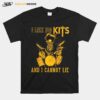 Skeleton Playing Drum I Like Big Kits And Cannot Lie T-Shirt