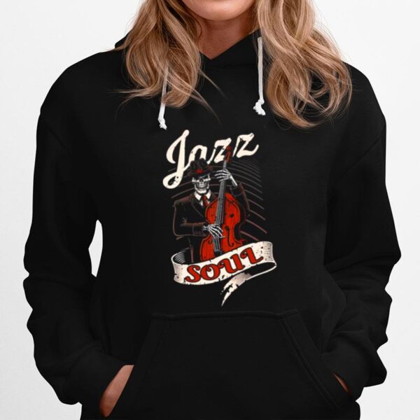 Skeleton Playing Guitar Jazz Soul Hoodie