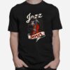 Skeleton Playing Guitar Jazz Soul T-Shirt