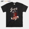 Skeleton Playing Guitar Jazz Soul T-Shirt
